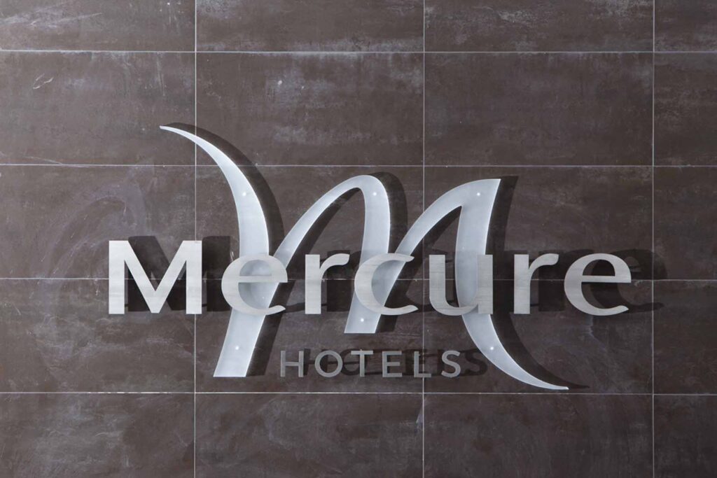 Mercure Hotel signage